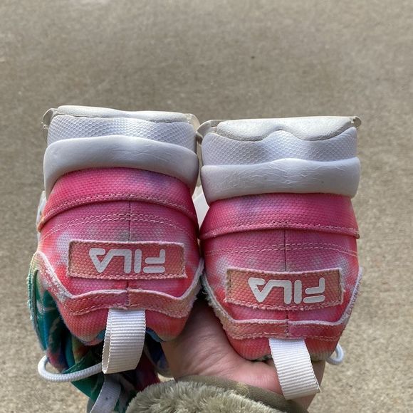 Fila Disruptor II Tie Dye Sneakers Size 7.5 - Picture 9 of 11